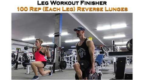 100 Rep Lunge Challenge .